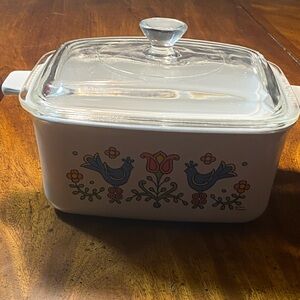 Corningware Country Festival Casserole Dish with Lid